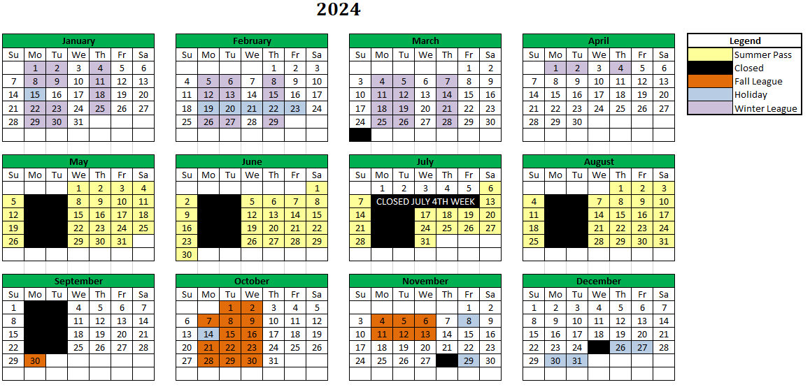 2024 Calendar DRG