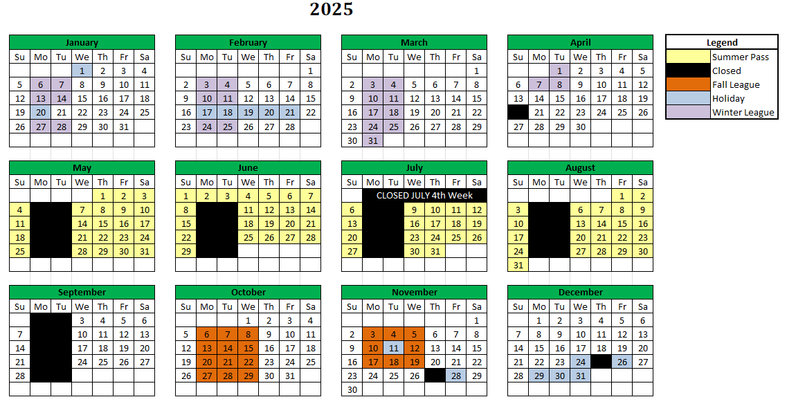 2025 Calendar DRG